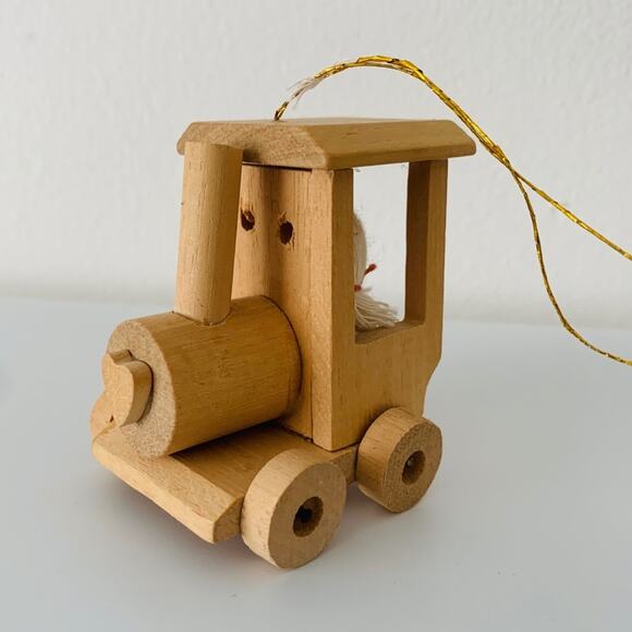 Vintage Wooden Dolly Ornament - Picture 2 of 9